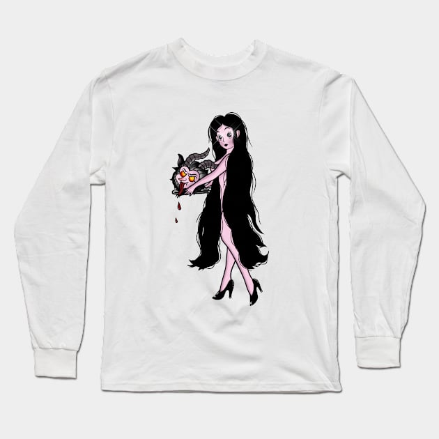 Time witch Long Sleeve T-Shirt by Evgenia